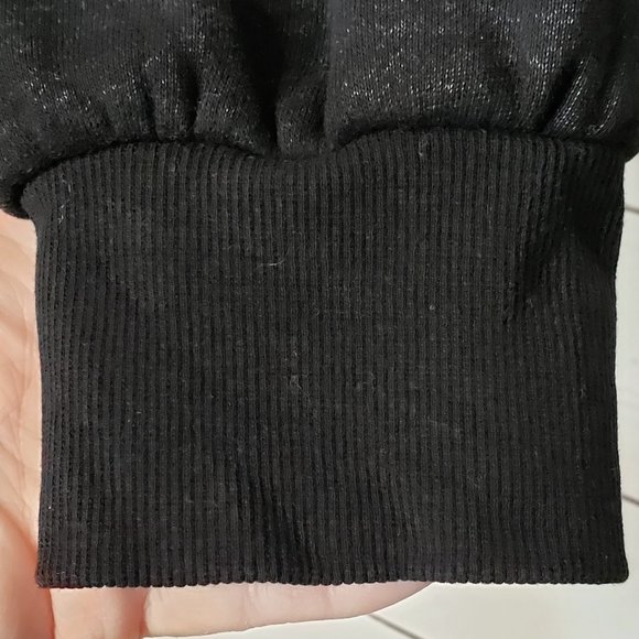 Maeve by Anthropologie Black Crew Neck Sweatshirt - Picture 6 of 13